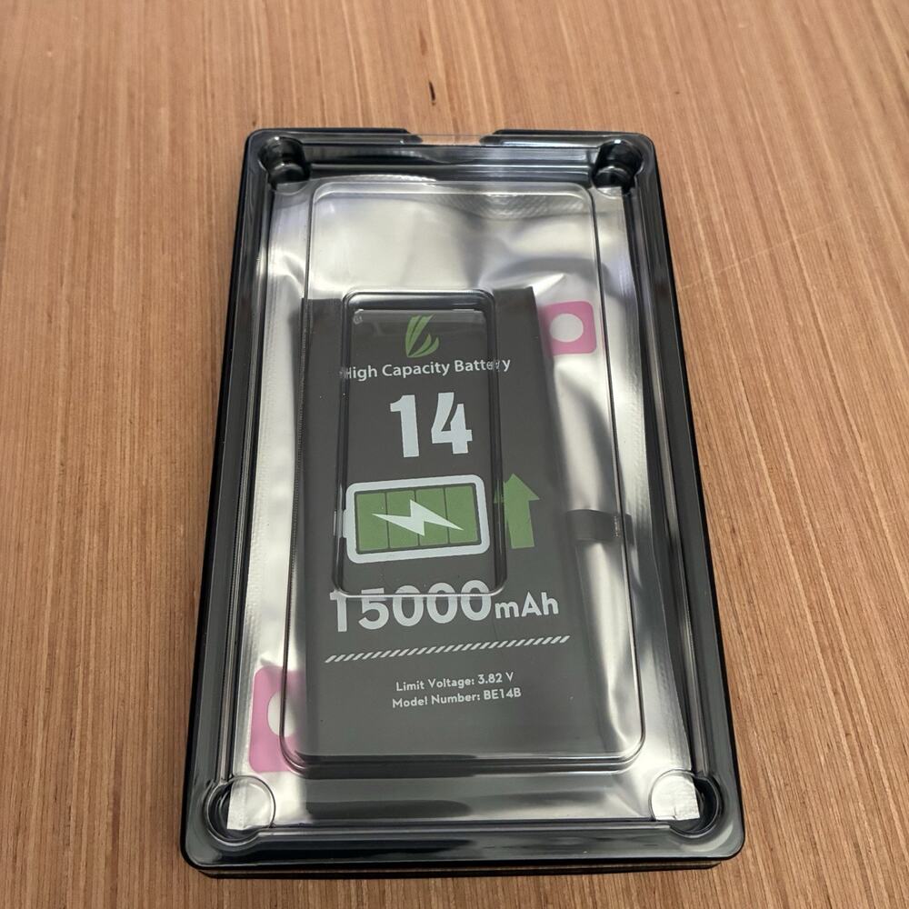 Battery for iPhone 14 15000 mAh High Capacity Replacement Battery Only New